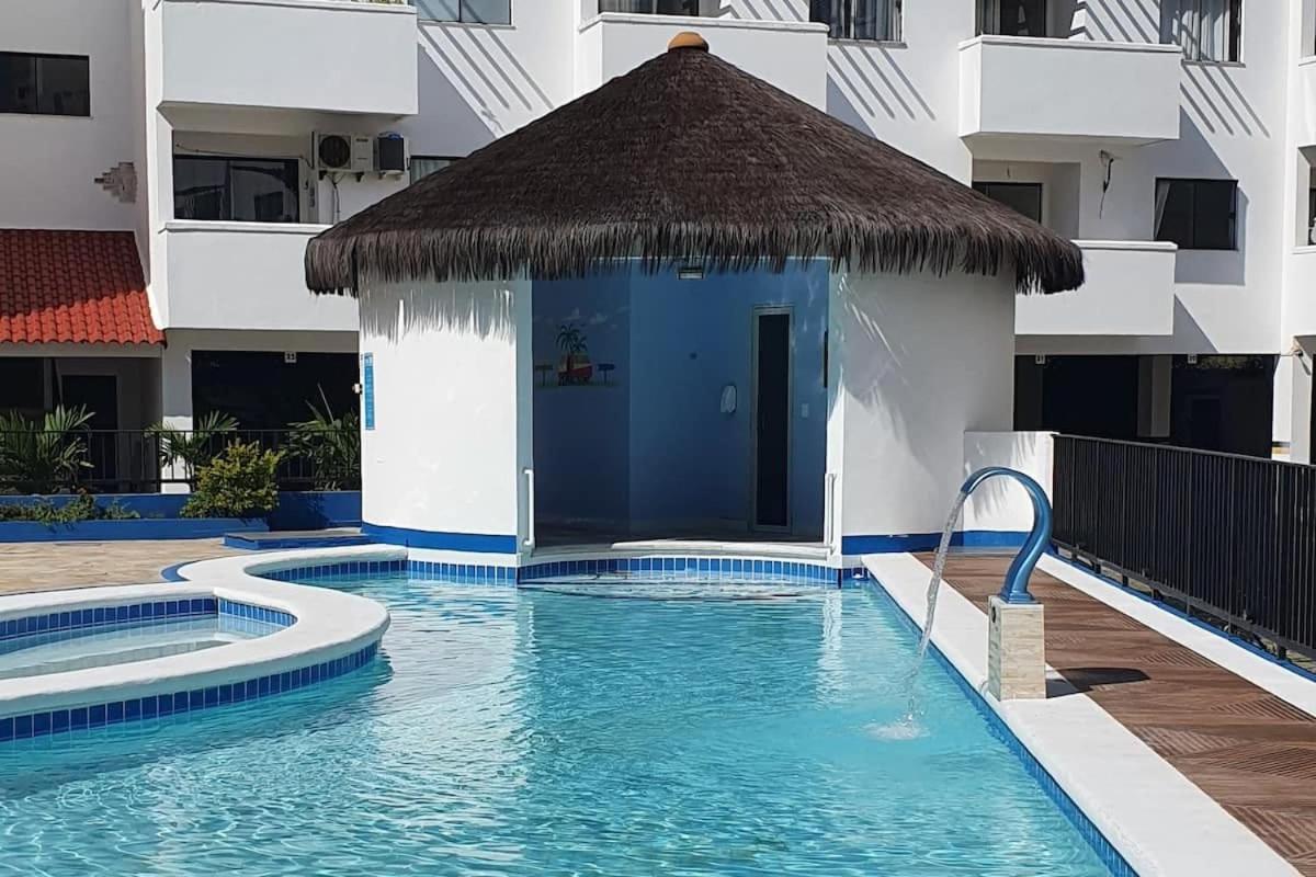 Apto Na Orla Da Praia Grande Com Piscina E Garagem Арраял-ду-Кабу Экстерьер фото