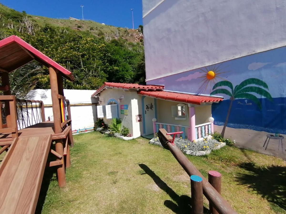 Apto Na Orla Da Praia Grande Com Piscina E Garagem Арраял-ду-Кабу Экстерьер фото